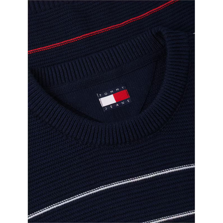 JERSEY HOMBRE  TOMMY HILFIGER TJM SLIM STRIPE SWEATER EXT