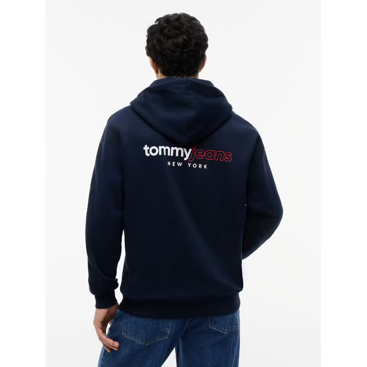SUDADERA HOMBRE  TOMMY HILFIGER TJM REG DNA BACKPRINT FZ HD