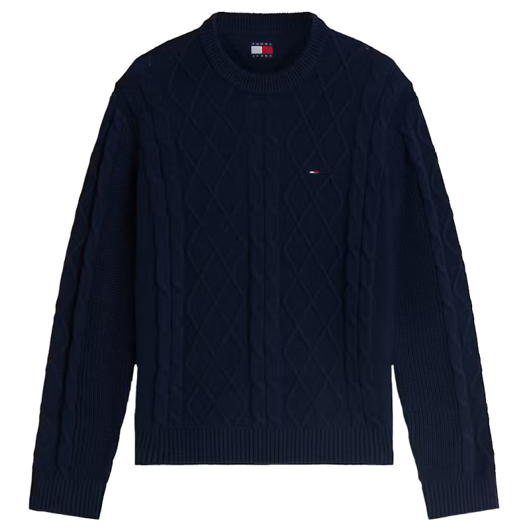 JERSEY HOMBRE  TOMMY HILFIGER TJM REG CLASSIC FLAG CABLE SWT