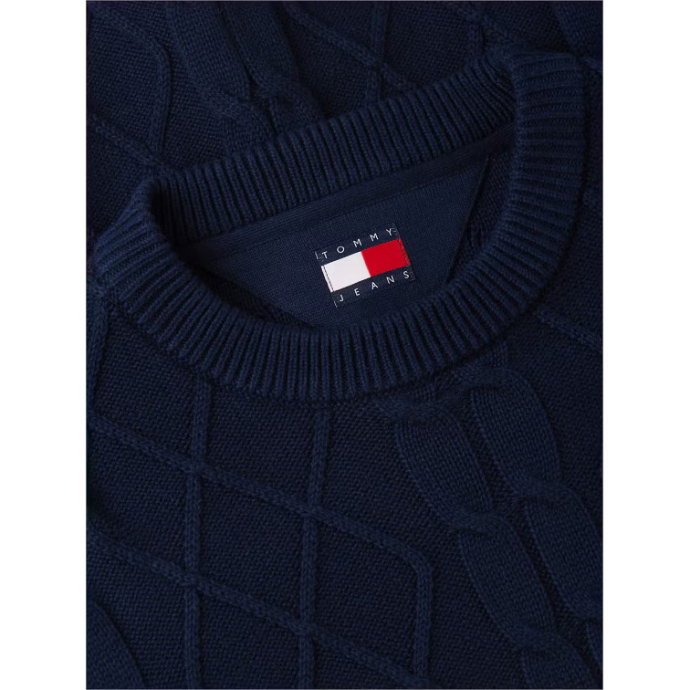 JERSEY HOMBRE  TOMMY HILFIGER TJM REG CLASSIC FLAG CABLE SWT