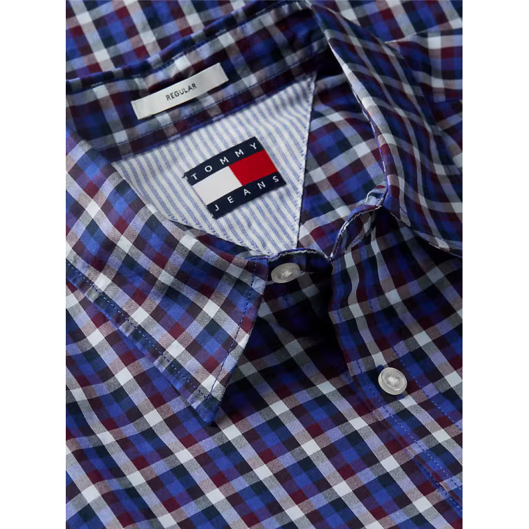 CAMISA HOMBRE  TOMMY HILFIGER TJM REG POPLIN PATTERN SHIRT