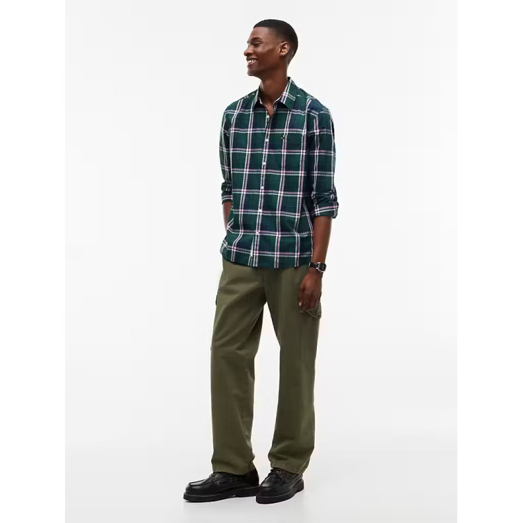 CAMISA HOMBRE  TOMMY HILFIGER TJM REG POPLIN PATTERN SHIRT
