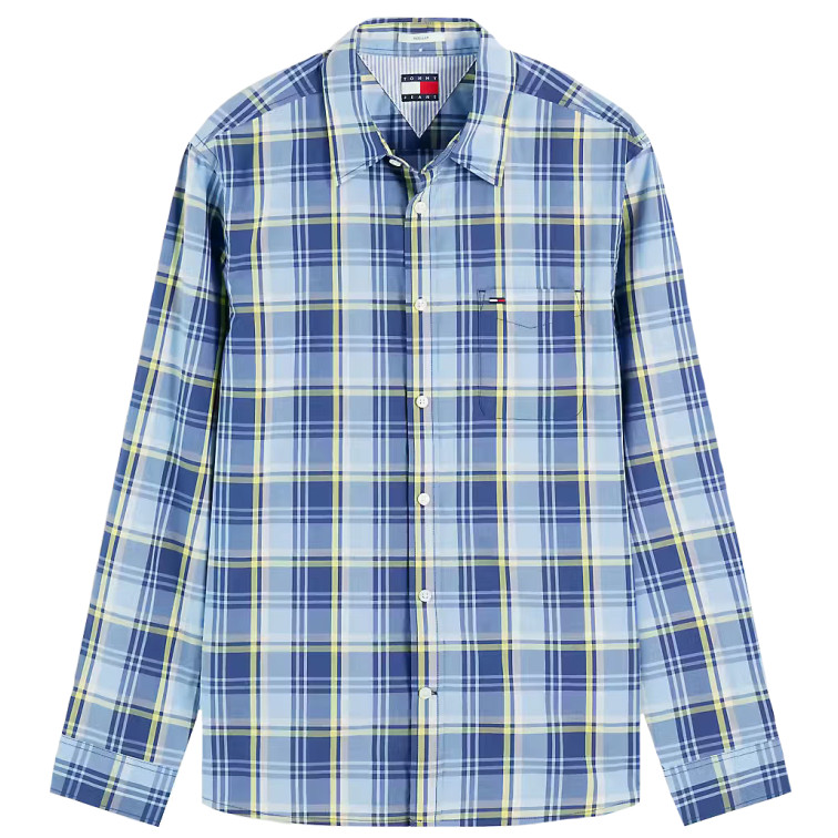 CAMISA HOMBRE  TOMMY HILFIGER TJM REG POPLIN PATTERN SHIRT