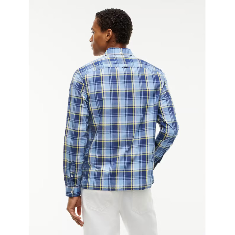 CAMISA HOMBRE  TOMMY HILFIGER TJM REG POPLIN PATTERN SHIRT