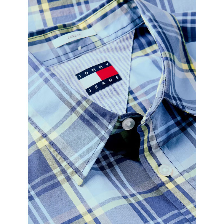CAMISA HOMBRE  TOMMY HILFIGER TJM REG POPLIN PATTERN SHIRT