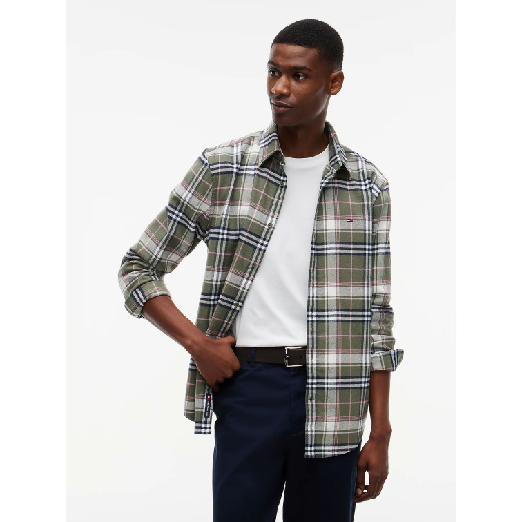 CAMISA HOMBRE  TOMMY HILFIGER TJM REG FLANNEL CHECK SHIRT EX