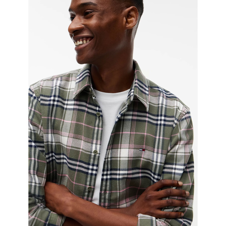 CAMISA HOMBRE  TOMMY HILFIGER TJM REG FLANNEL CHECK SHIRT EX