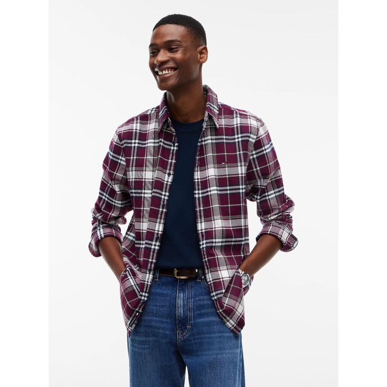 CAMISA HOMBRE  TOMMY HILFIGER TJM REG FLANNEL CHECK SHIRT EX
