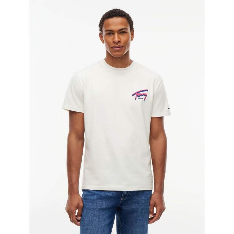 CAMISETA HOMBRE  TOMMY HILFIGER TJM REG SIGN BACKPRINT TEE EXT