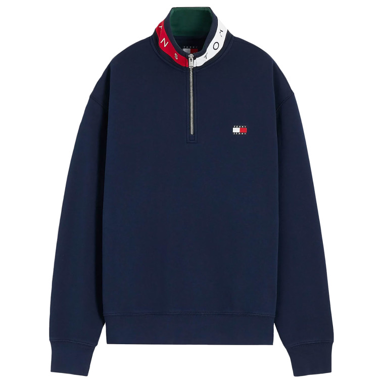 SUDADERA HOMBRE  TOMMY HILFIGER TJM RLX BRANDED COLLAR QZ EXT
