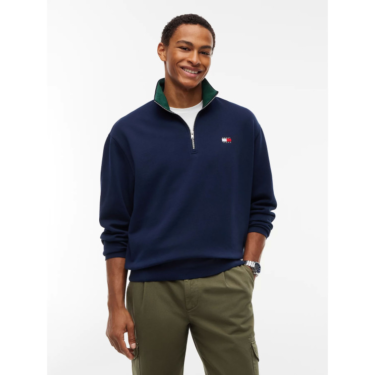SUDADERA HOMBRE  TOMMY HILFIGER TJM RLX BRANDED COLLAR QZ EXT