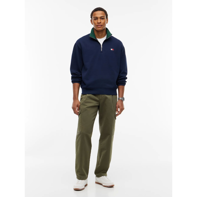 SUDADERA HOMBRE  TOMMY HILFIGER TJM RLX BRANDED COLLAR QZ EXT