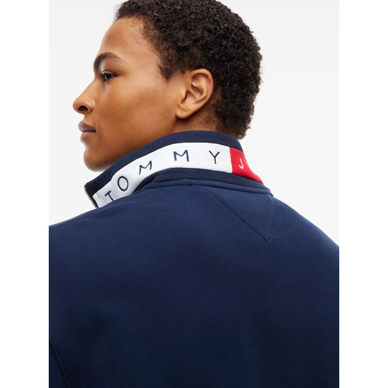 SUDADERA HOMBRE  TOMMY HILFIGER TJM RLX BRANDED COLLAR QZ EXT