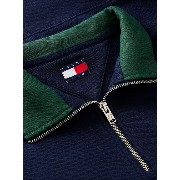 SUDADERA HOMBRE  TOMMY HILFIGER TJM RLX BRANDED COLLAR QZ EXT