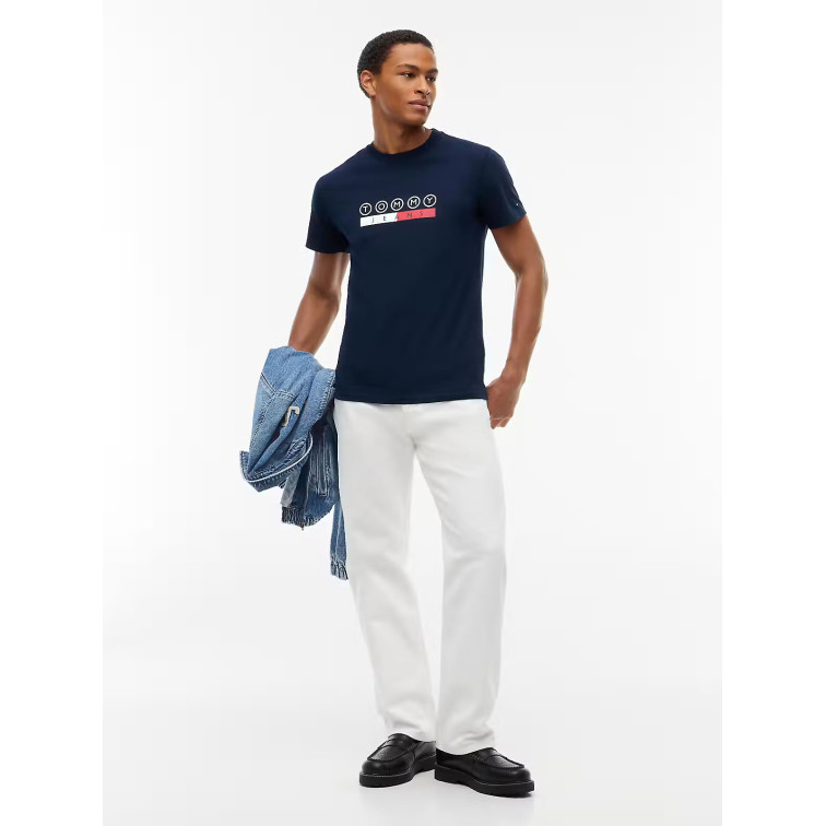 CAMISETA HOMBRE  TOMMY HILFIGER TJM SLIM DNA PLAY TEE EXT