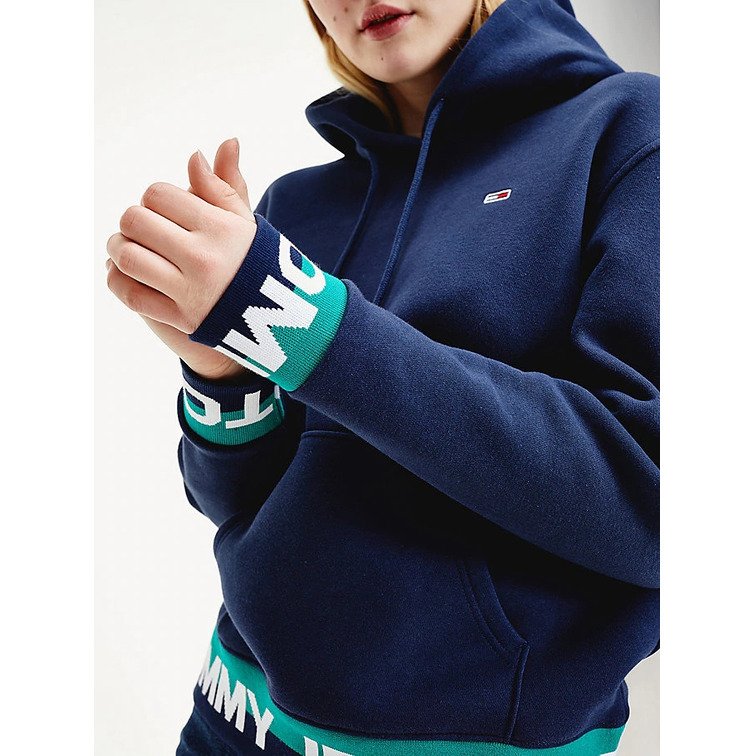 SUDADERA MUJER  TH TJW BRANDED HEM HOODIE