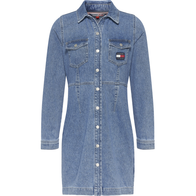 VESTIDO CAMISERO VAQUERO MUJER TOMMY JEANS