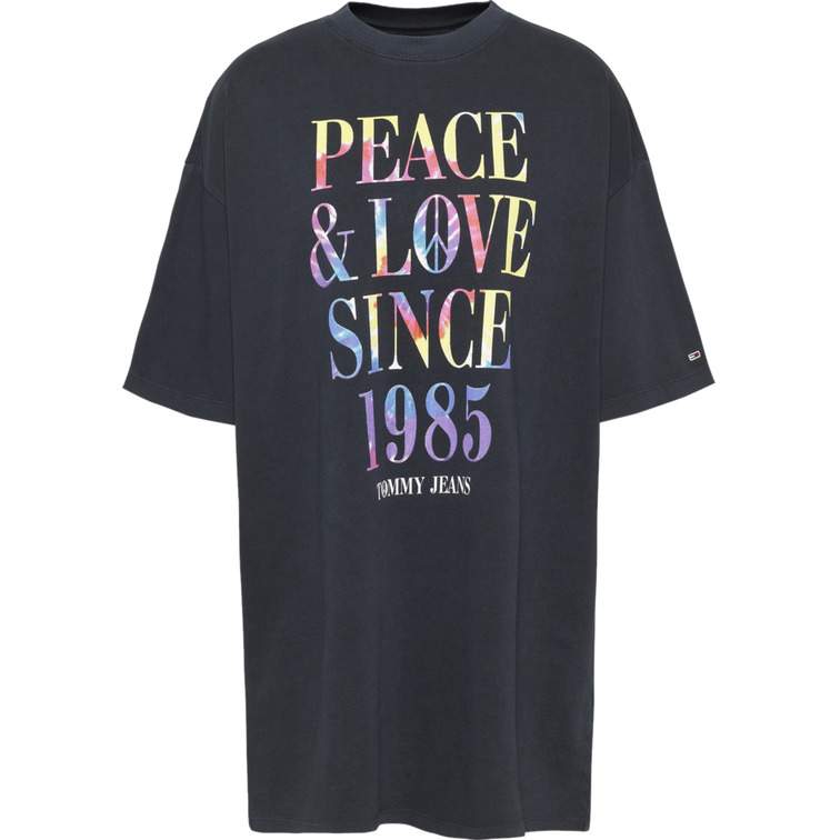 VESTIDO CAMISETA CON ESTAMPADO TIE DYE MUJER TOMMY JEANS