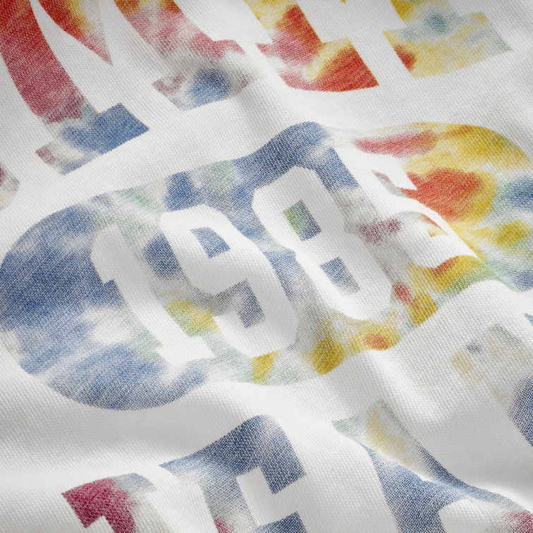 CAMISETA MUJER  TH TJW OVRSZD TIE DYE 3 SS