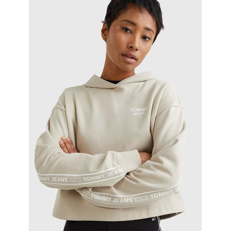 SUDADERA CROP CON CAPUCHA MUJER TOMMY JEANS