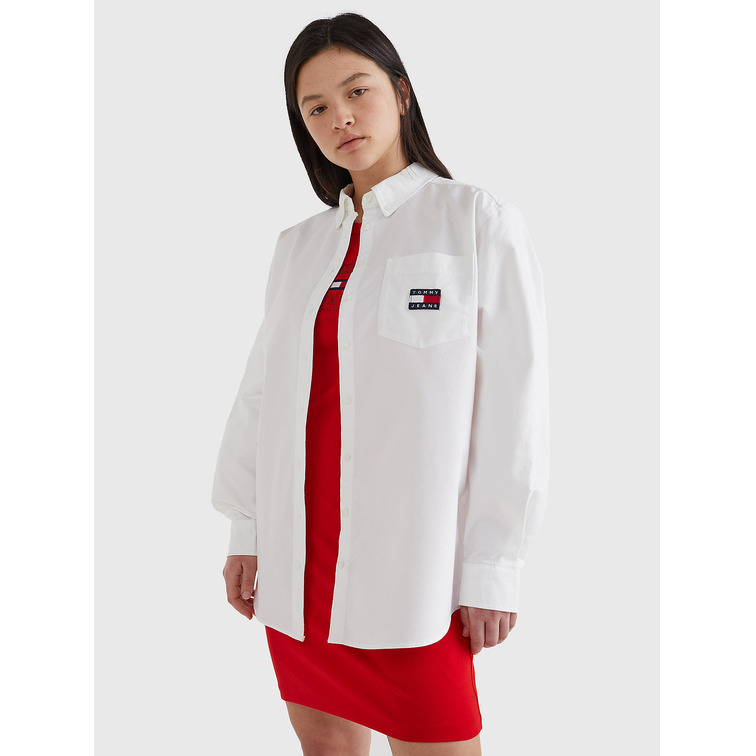 CAMISA CORTE BOYFRIEND MUJER TOMMY JEANS