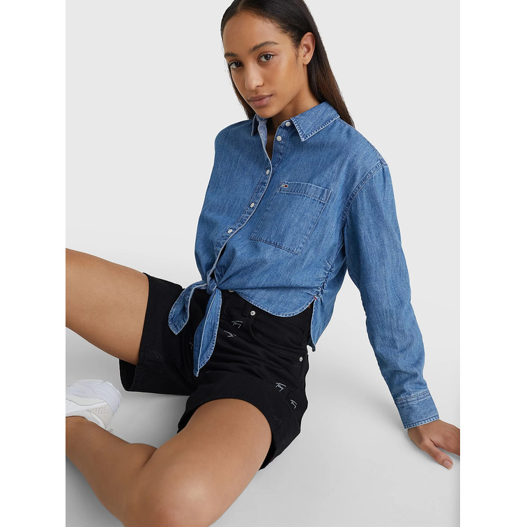 CAMISA VAQUERA CON LAZO MUJER TOMMY JEANS