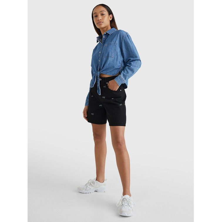 CAMISA VAQUERA CON LAZO MUJER TOMMY JEANS