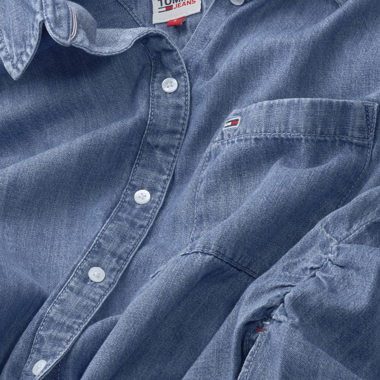CAMISA VAQUERA CON LAZO MUJER TOMMY JEANS