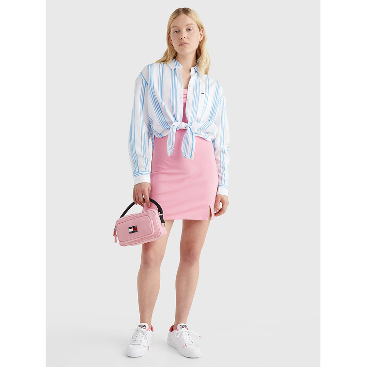 CAMISA CON NUDO DELANTERO MUJER TOMMY JEANS