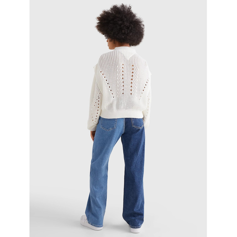 JERSEY DE PUNTO CON LOGO TEJIDO MUJER TOMMY JEANS