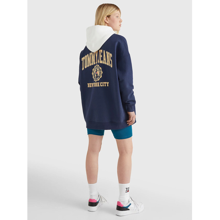 SUDADERA OVERSIZE CON CAPUCHA Y LOGO MUJER TOMMY JEANS