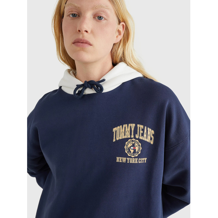 SUDADERA OVERSIZE CON CAPUCHA Y LOGO MUJER TOMMY JEANS