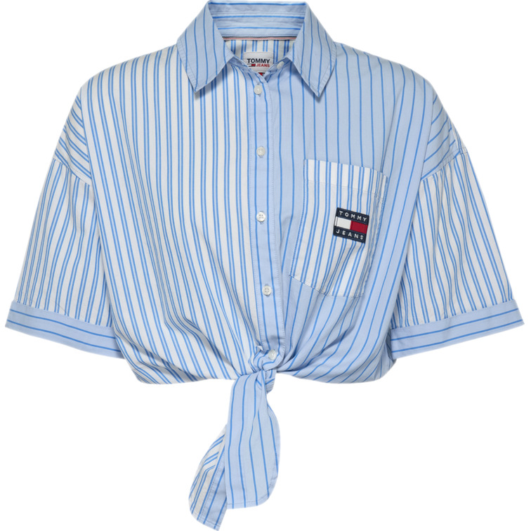 CAMISA CORTA CON LAZO MUJER TOMMY JEANS