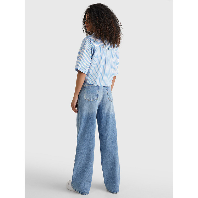 CAMISA CORTA CON LAZO MUJER TOMMY JEANS