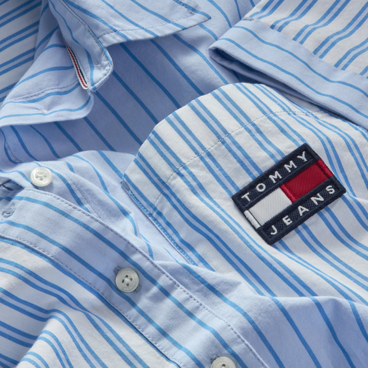 CAMISA CORTA CON LAZO MUJER TOMMY JEANS
