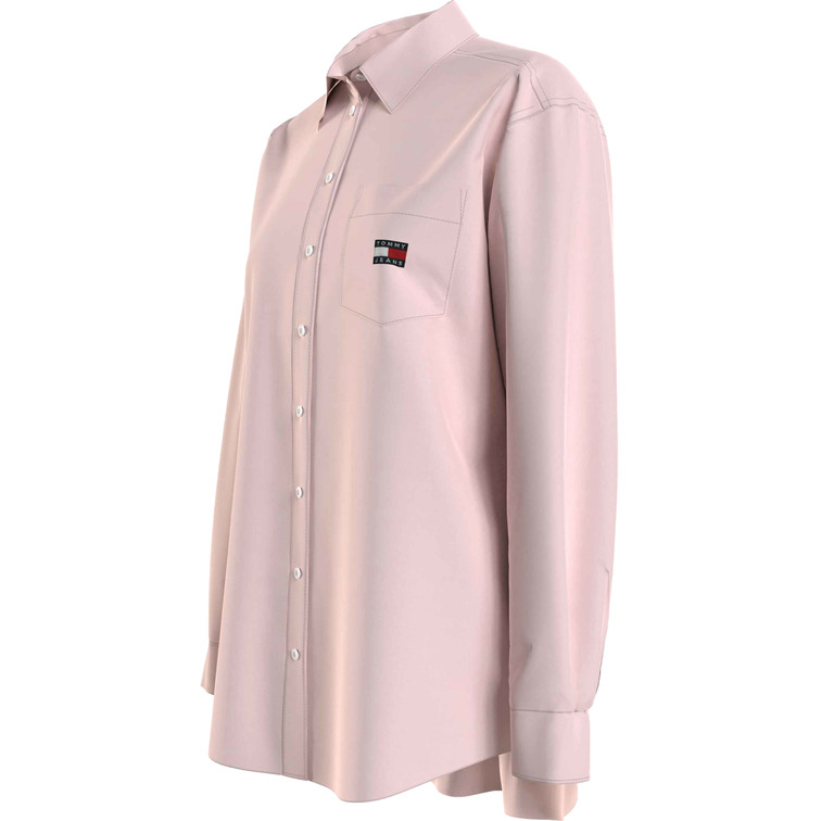 CAMISA MUJER  TH TJW BADGE BOYFRIEND SHIRT