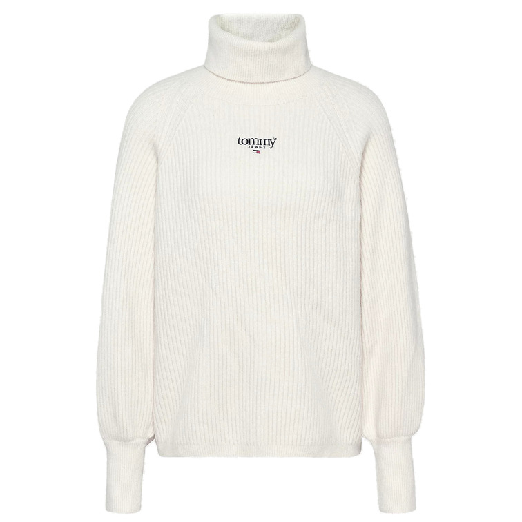JERSEY DE PUNTO ELÁSTICO CON CUELLO CISNE MUJER TOMMY JEANS
