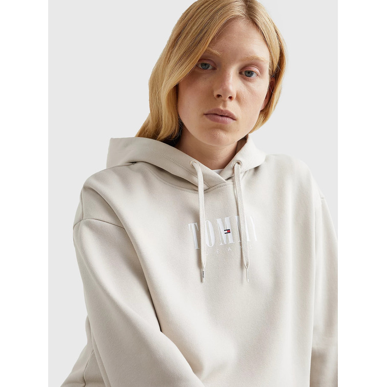 SUDADERA AMPLIA CON CAPUCHA Y LOGO MUJER TOMMY JEANS