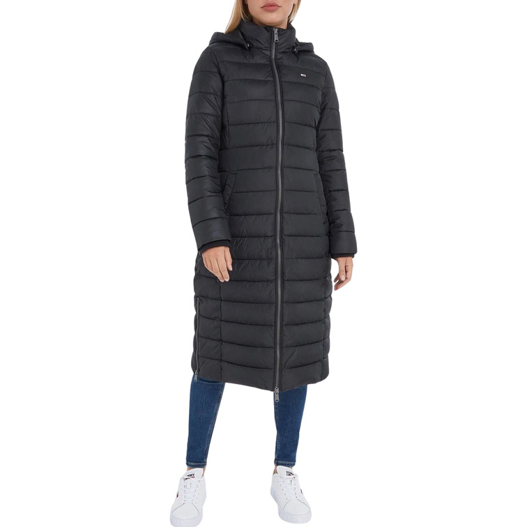 ABRIGO LARGO ACOLCHADO CON CAPUCHA EXTRAÍBLE MUJER TOMMY JEANS