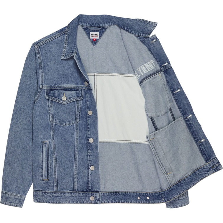 CAZADORA VAQUERA OVERSIZE CON LOGO EN LA ESPALDA MUJER TOMMY JEANS