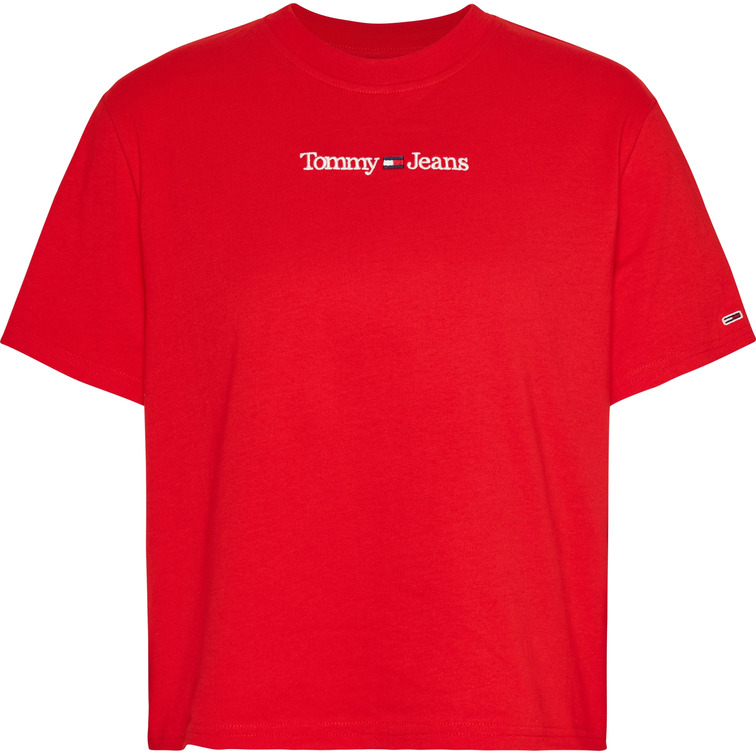 CAMISETA OVERSIZE MUJER TOMMY JEANS LOGO SERIF