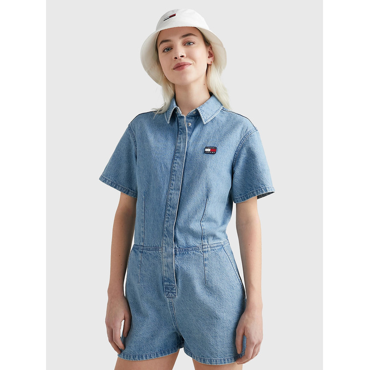 MONO CORTO VAQUERO CON PARCHE MUJER TOMMY JEANS