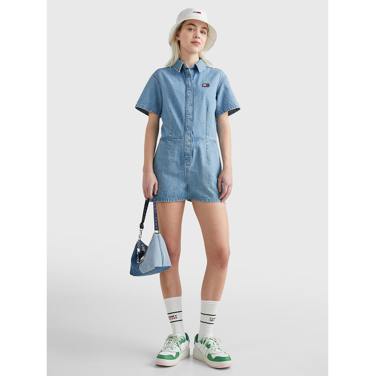 MONO CORTO VAQUERO CON PARCHE MUJER TOMMY JEANS