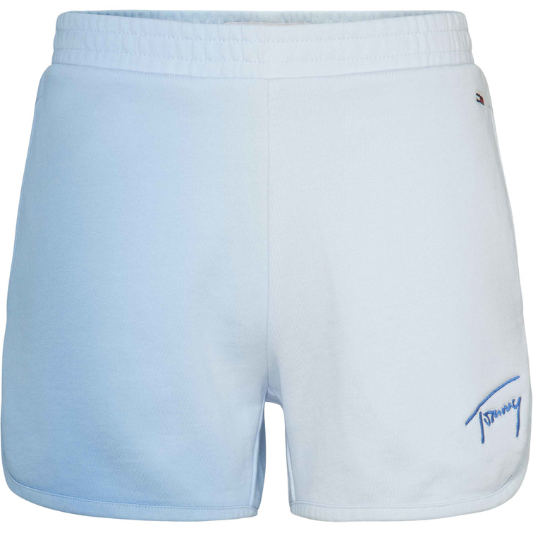 PANTALÓN CORTO EFECTO DEGRADÉ CON LOGO FIRMA MUJER TOMMY JEANS