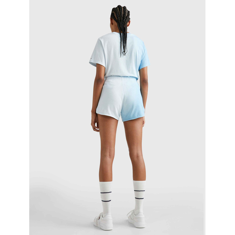 PANTALÓN CORTO EFECTO DEGRADÉ CON LOGO FIRMA MUJER TOMMY JEANS