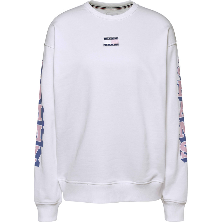 SUDADERA DE CORTE AMPLIO CON LOGO Y PARCHE MUJER TOMMY JEANS