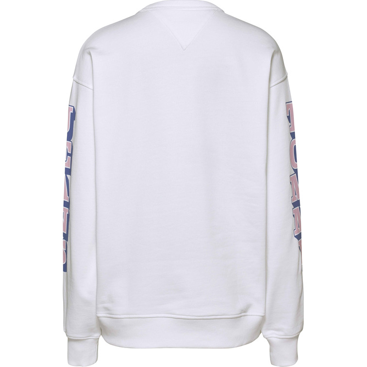 SUDADERA DE CORTE AMPLIO CON LOGO Y PARCHE MUJER TOMMY JEANS