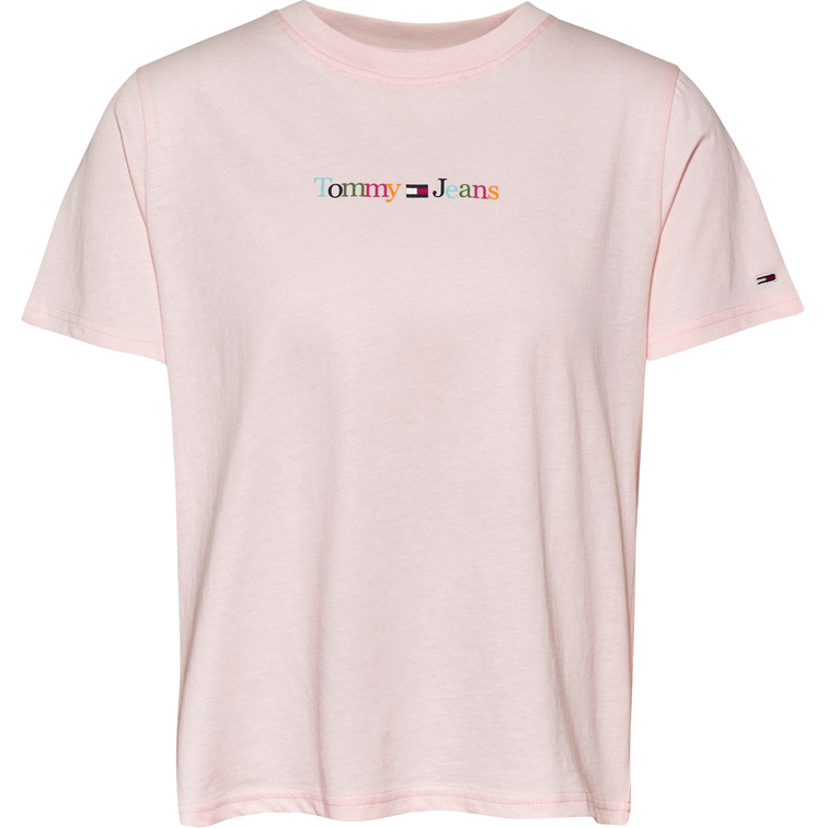 CAMISETA CON LOGO MULTICOLOR MUJER TOMMY JEANS ESSENTIAL