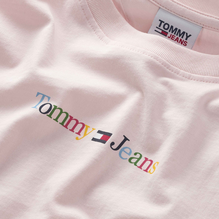 CAMISETA CON LOGO MULTICOLOR MUJER TOMMY JEANS ESSENTIAL
