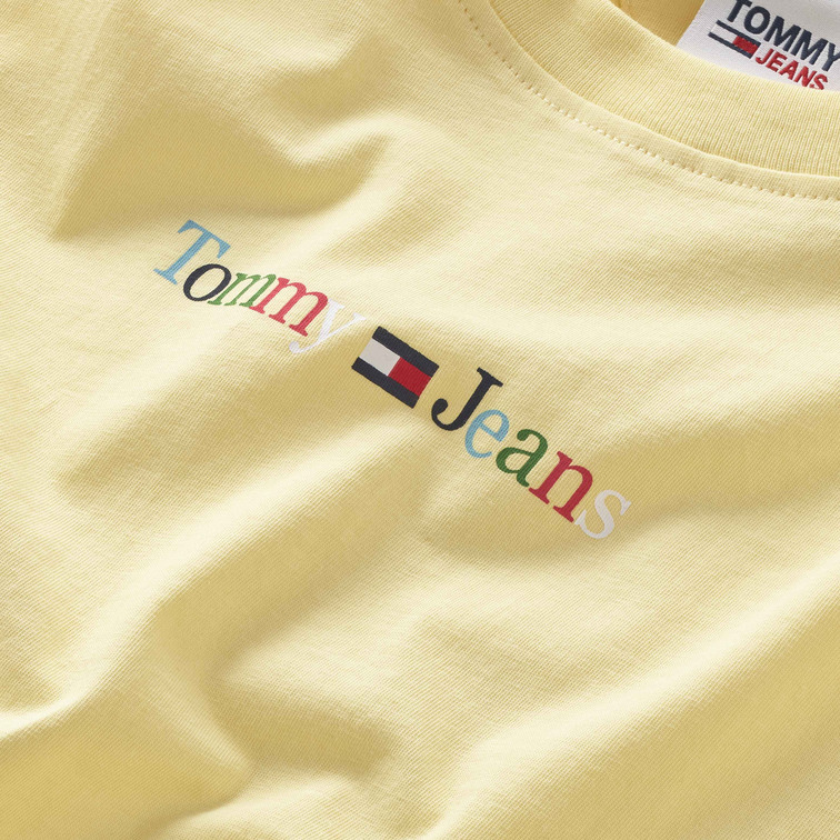 CAMISETA CON LOGO MULTICOLOR MUJER TOMMY JEANS ESSENTIAL